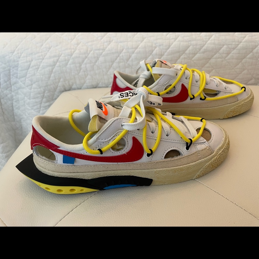 2022 Off-White x Blazer Low 'White University Red'